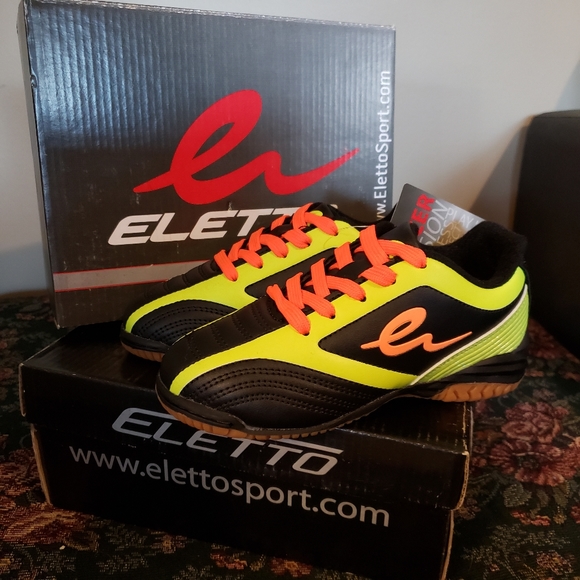 NWT Eletto Kids Mondo II ID Jr Indoor Soccer Shoes - Picture 3 of 7